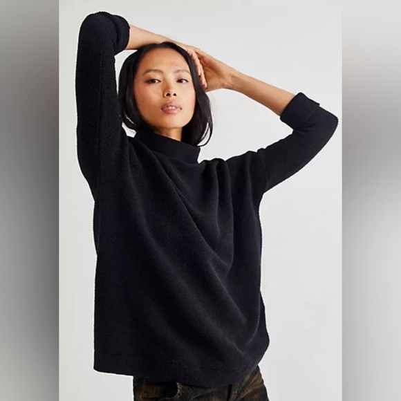 Free People Ottoman tunic black XS - Picture 1 of 3